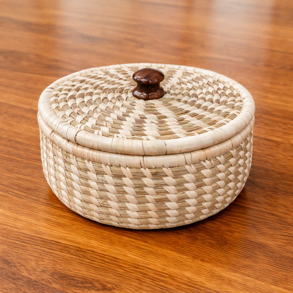 Roti Box - Natural Color - Sabai Grass