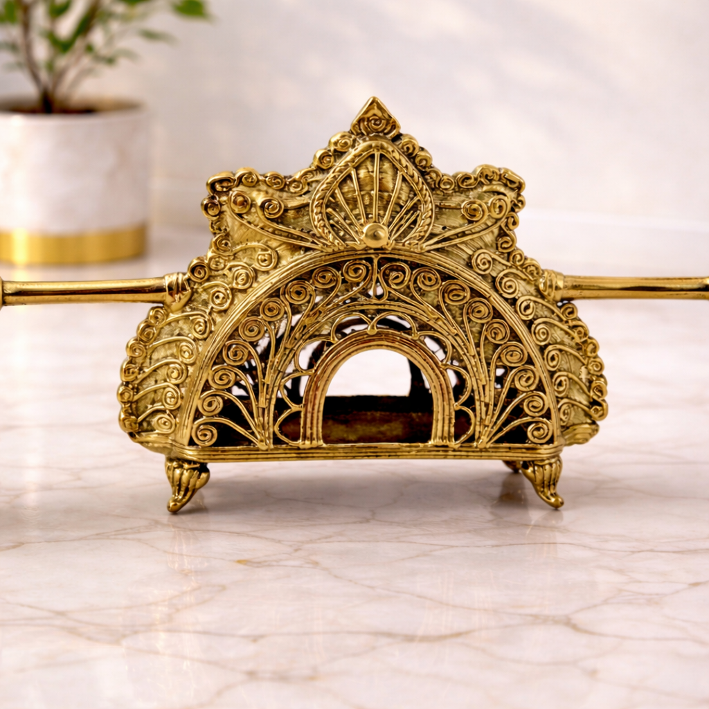 Handcrafted Dhokra Palki or Palanquin